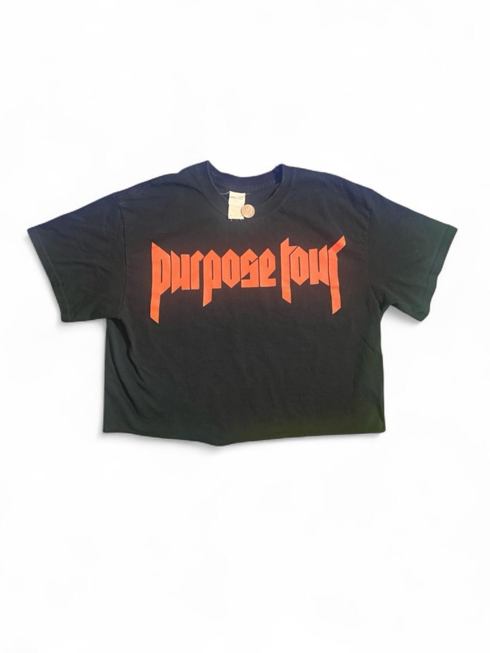 Justin Beiber Purpose Tour 90’s Grunge Style Cropped T Shirt